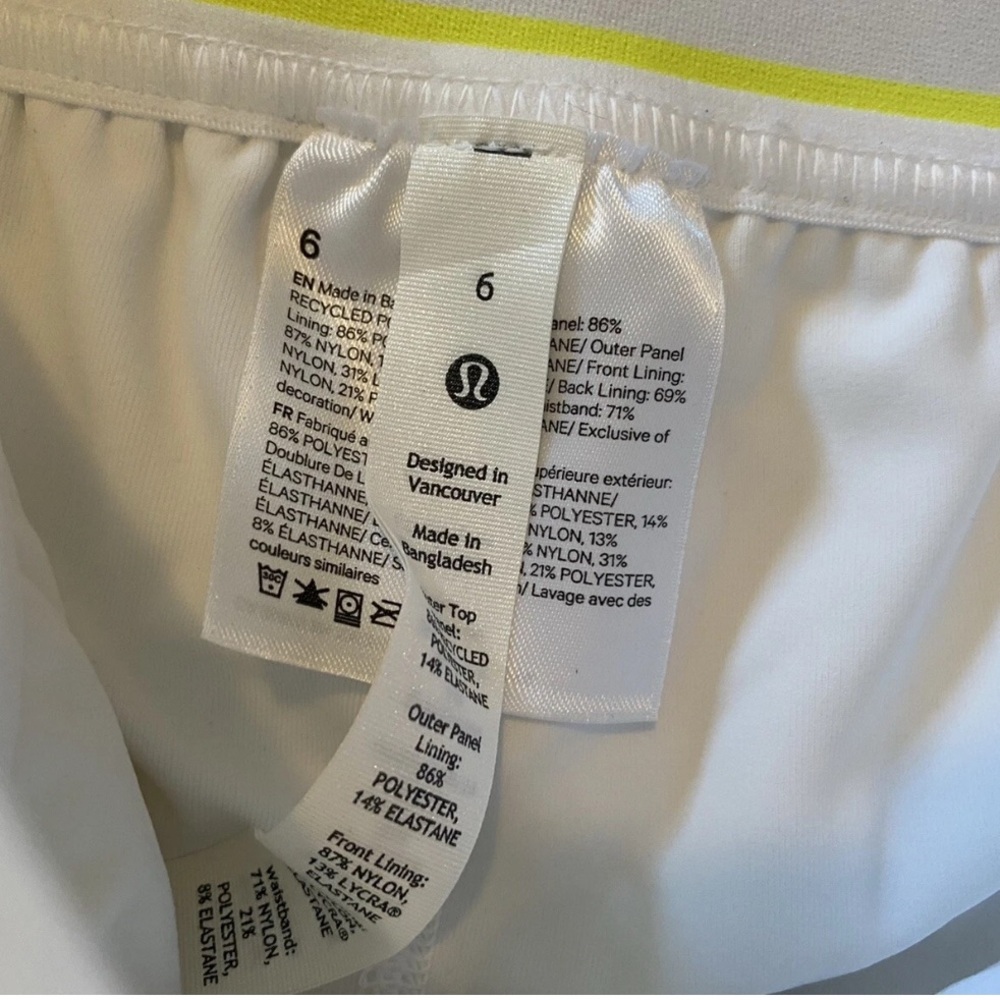 Lululemon Court Rival High rise Skirt - Picture 4 of 4